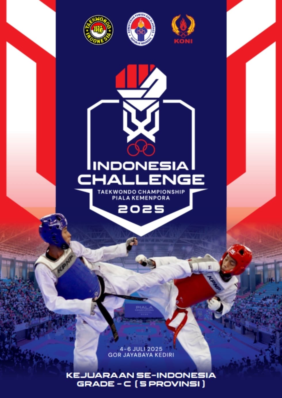 Ajang Pertarungan Prestasi Taekwondo di Tanah Air Taekwondo Indonesia Dojang udinus